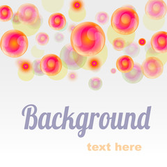 Background with bubbles