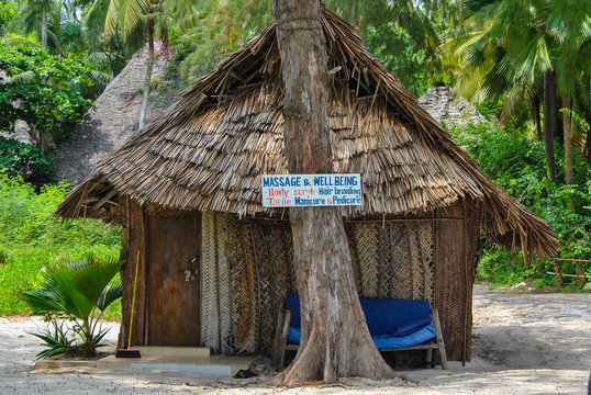Tropical massage bungalow