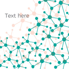 Chemical blue background