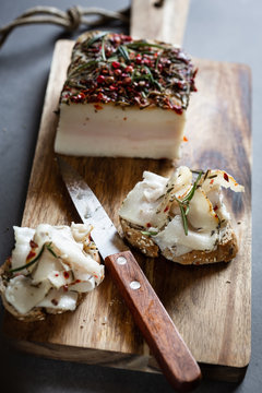 "Lardo del Norcino", lard italian product