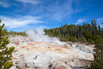 Norris geyser basin