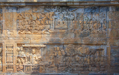 Borobudur temple in Indonesia