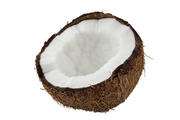 half coconut isolated