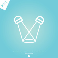 Spotlight vector icon