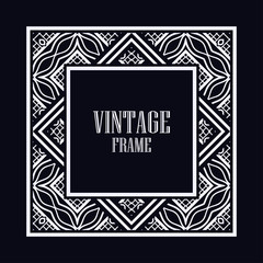 Art Deco frame border