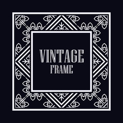 Art Deco frame border