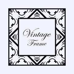 Art Deco frame border