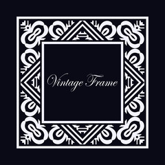 Art Deco frame border