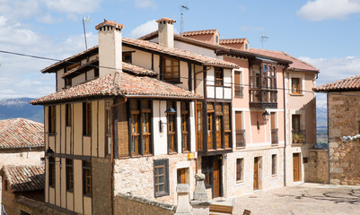 Between streets, in Poza de la Sal, Burgos, Spain