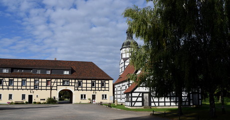 Fachwerkkirche in Saathain