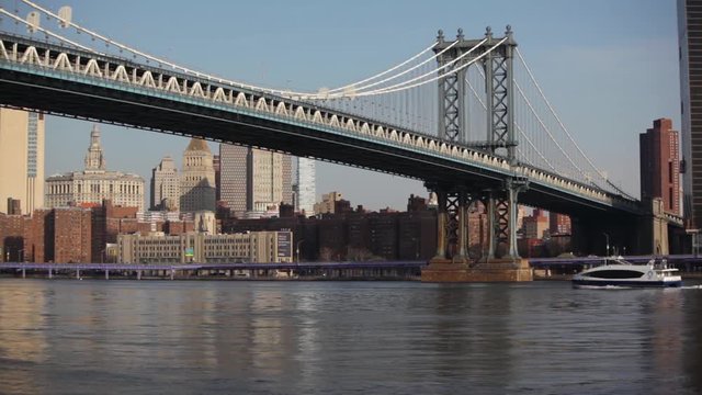 Manhattan Bridge Ferry Commute NYC