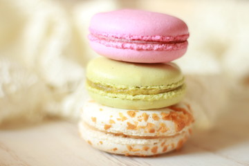colorful macaroons