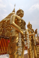 Buddhas Figures at Temple