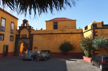 Madeira, Portugalia - stary zamek w Funchal