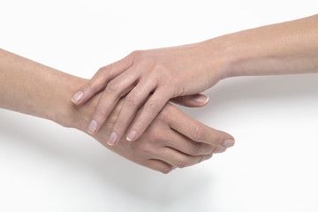 Fototapeta premium Femme, mains et ongles