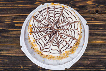 Almond chocolate cake Esterhazy