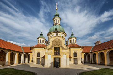 Fototapeta na wymiar Church of Our Lady Victorious at the White Mountain in Prague