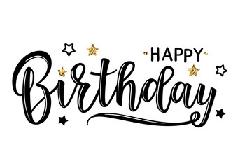 Vector illustration of a Happy Birthday Invitation