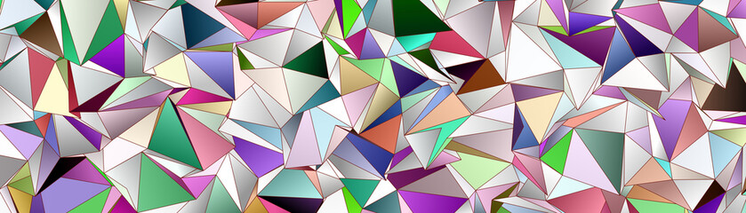 Abstract background, mosaic triangulated