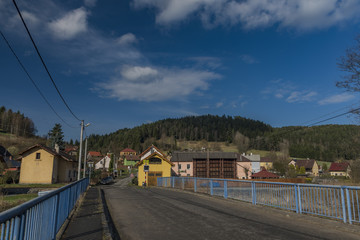 Obraz premium Teplicka village near Karlovy Vary big spa