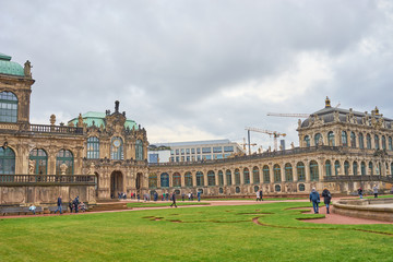 Obraz premium Famous Zwinger palace, Dresden, Saxony, Germany
