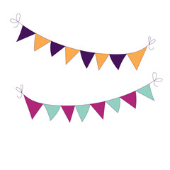 Obraz premium Hand drawn garland icon