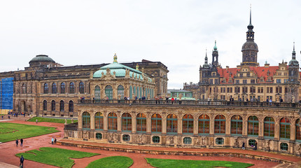 Obraz premium Famous Zwinger palace, Dresden, Saxony, Germany