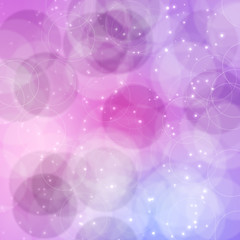 Circles Purple Background