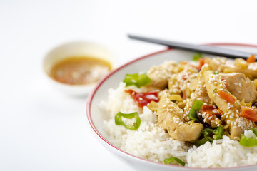 rice with chicken and vegetables