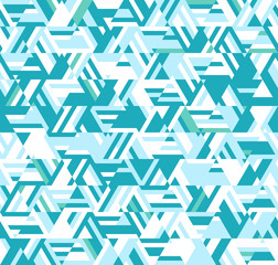 Abstract geometric pattern. A kaleidoscope of lines and triangles.