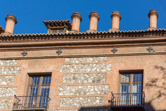 House of Seven Chimneys in City of Madrid, Spain
