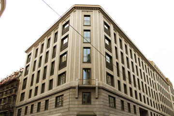 Obraz premium Eckhaus in Vienna, Austria
