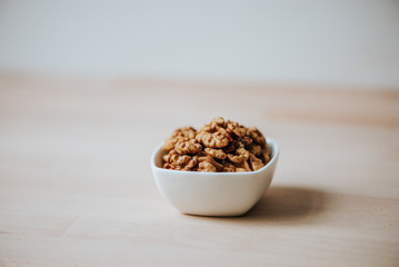 Healthy eating. Walnuts.