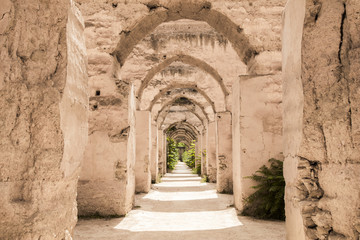 old warehouse in morocco