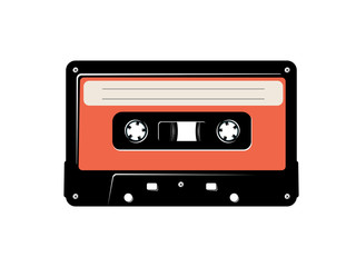 Audio cassette tape.