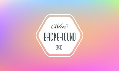 Holographic blurred abstract background. Colorful iridescent modern soft lights. Multicolor rainbow neon glow. Blur trend holography wallpaper. Fluid gradient art. For banner, poster or web design.