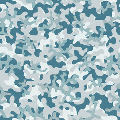 Fototapeta na wymiar Camouflage pattern. Seamless. Military background. Soldier camouflage. Abstract seamless pattern for army, navy, hunting, fashion cloth textile. Colorful modern soldier style. Vector facric texture.