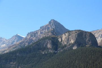 Peaks By Lake Louise, Banff National Park, Alberta