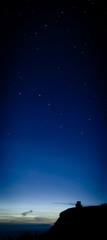 Fototapeta premium Night sky at the cliffs of Moher