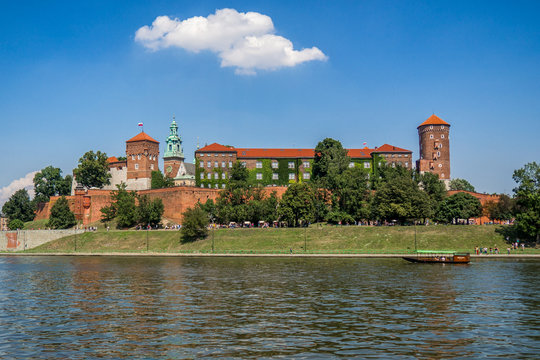 Krakow, Poland. Wawel historic royal castle and cathedral