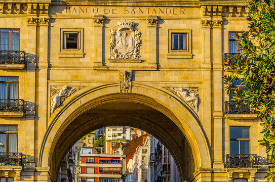 Headquarters Of Banco Santander In Santander, Spain