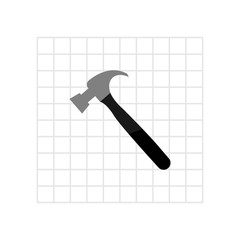 Hammer icon. Vector Illustration