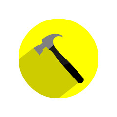 Hammer icon. Vector Illustration