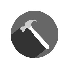 Hammer icon. Vector Illustration