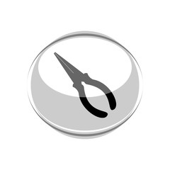 Pliers icon. Vector Illustration