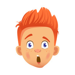 redhead boy character