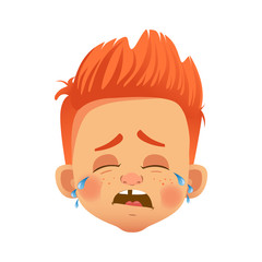 redhead boy character