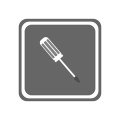 Screwdriver icon. Vector Illustration