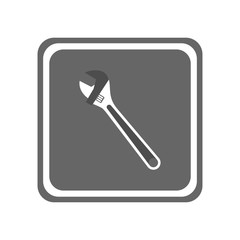 Wrench icon. Vector Illustration