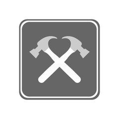 Hammer icon. Vector Illustration